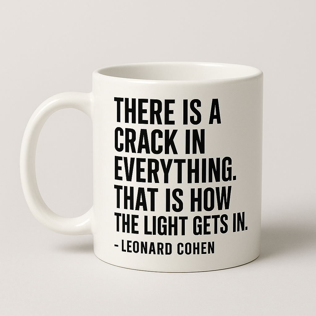 There is a Crack in Everything Mug