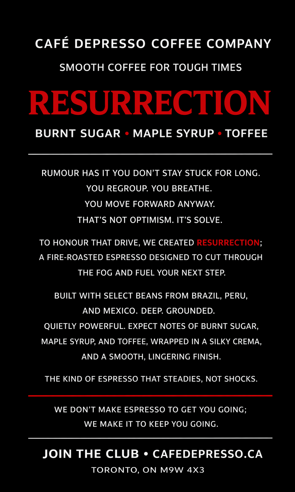 Resurrection Espresso