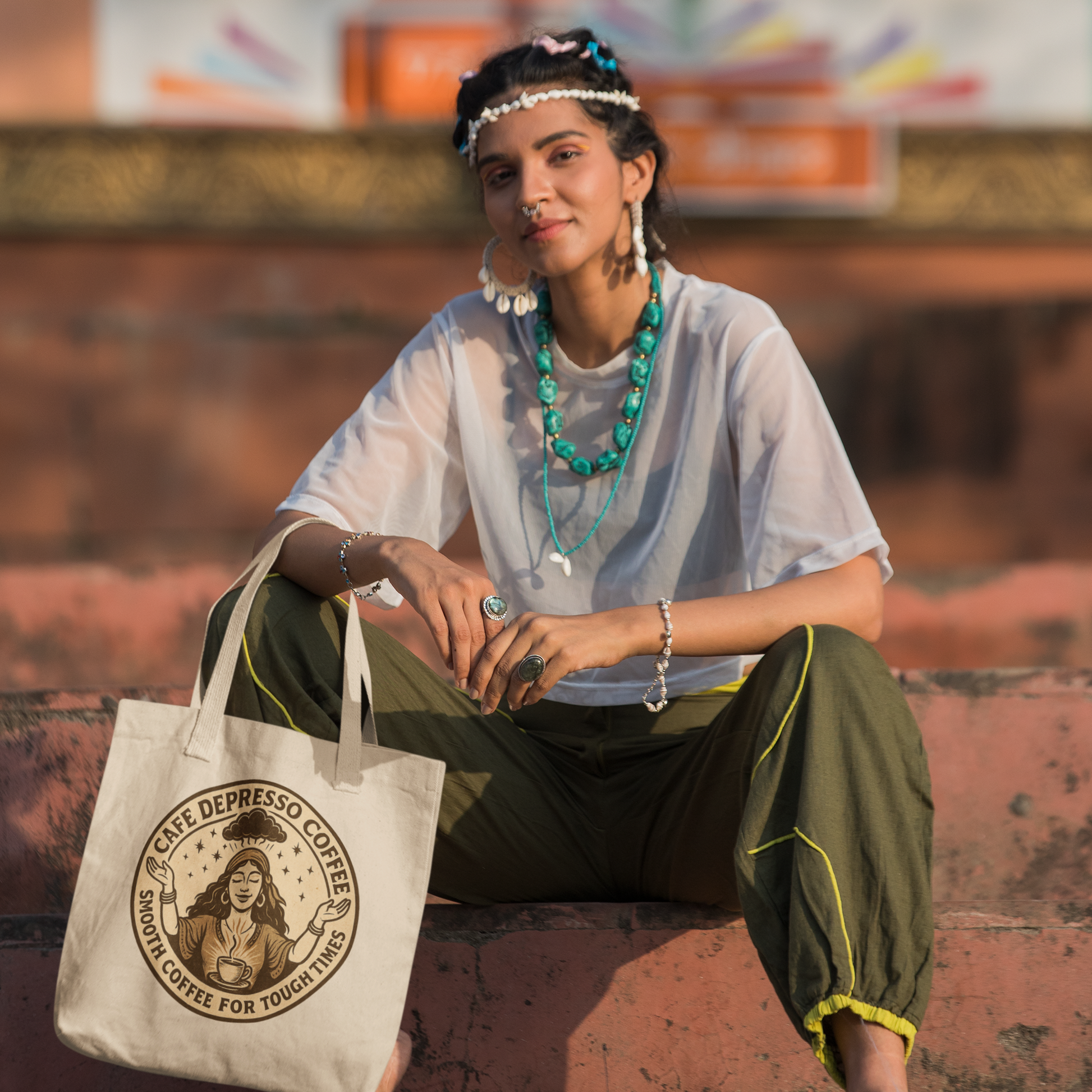 Cafe Depresso Eco-Friendly Tote